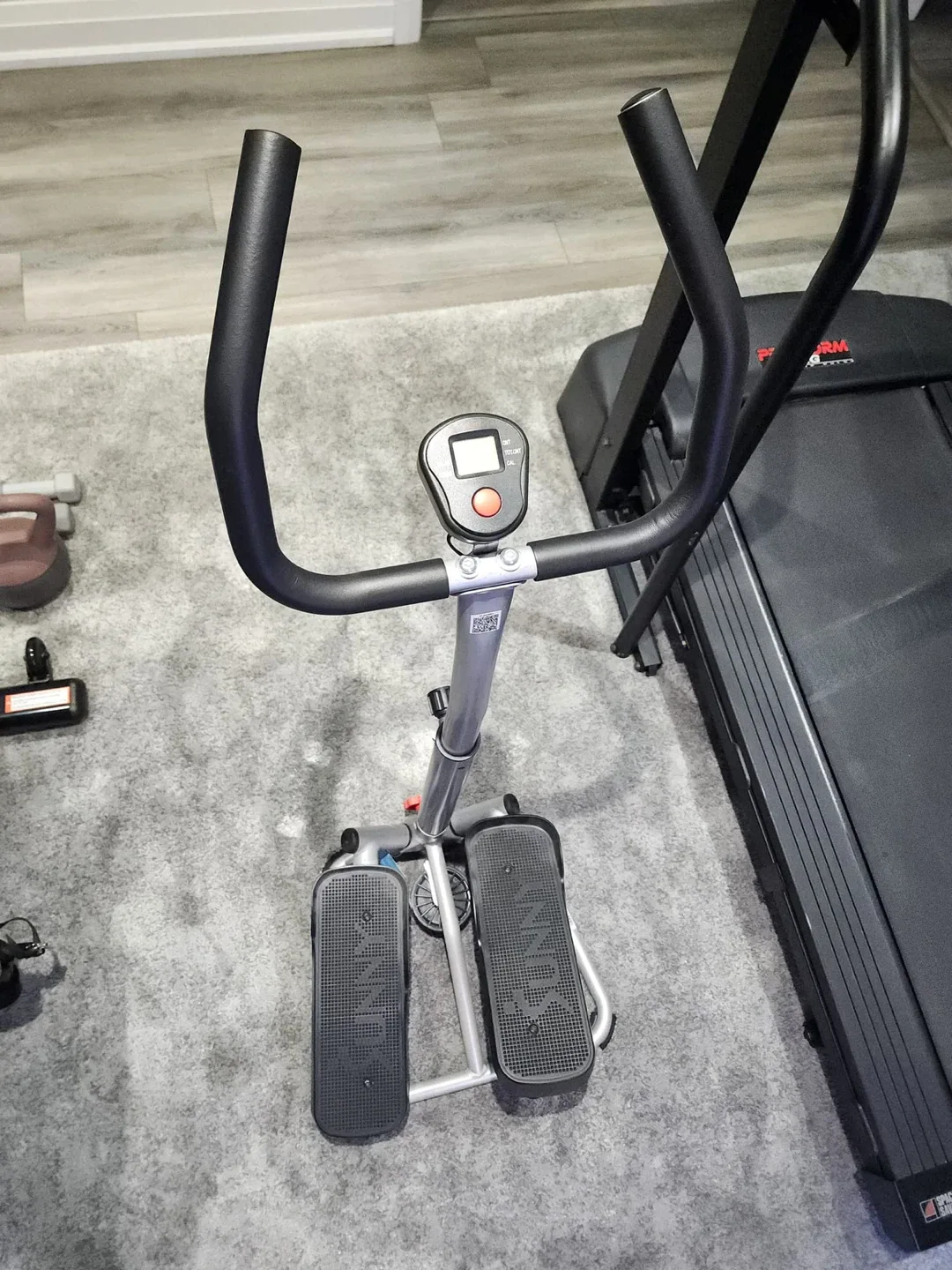 Sunny Health & Fitness Stair Stepper Machine w Handlebar image indicator(2)