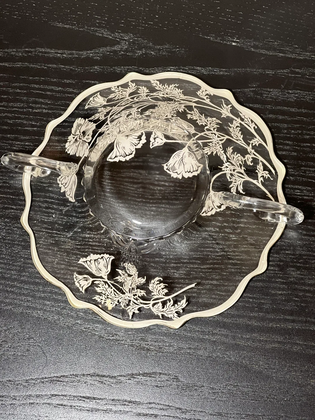 Silver City Flanders Poppy Pattern 4 piece set Silver Overlay image indicator(6)