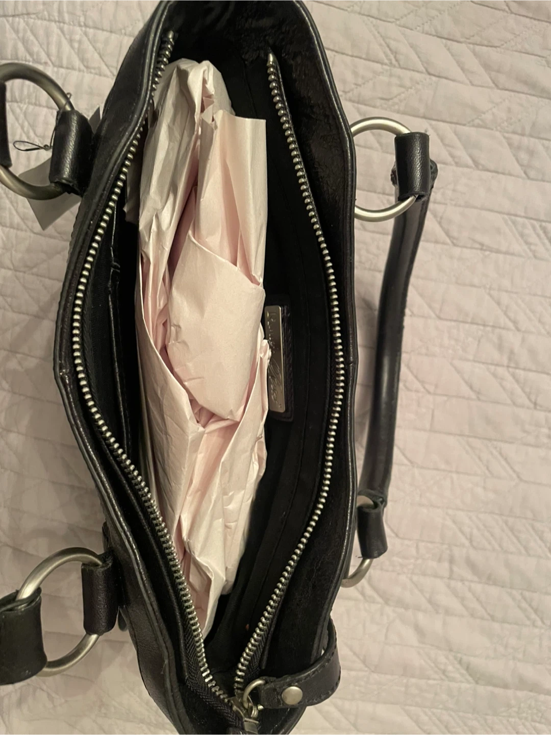 Black Leather Handbag - photo 2