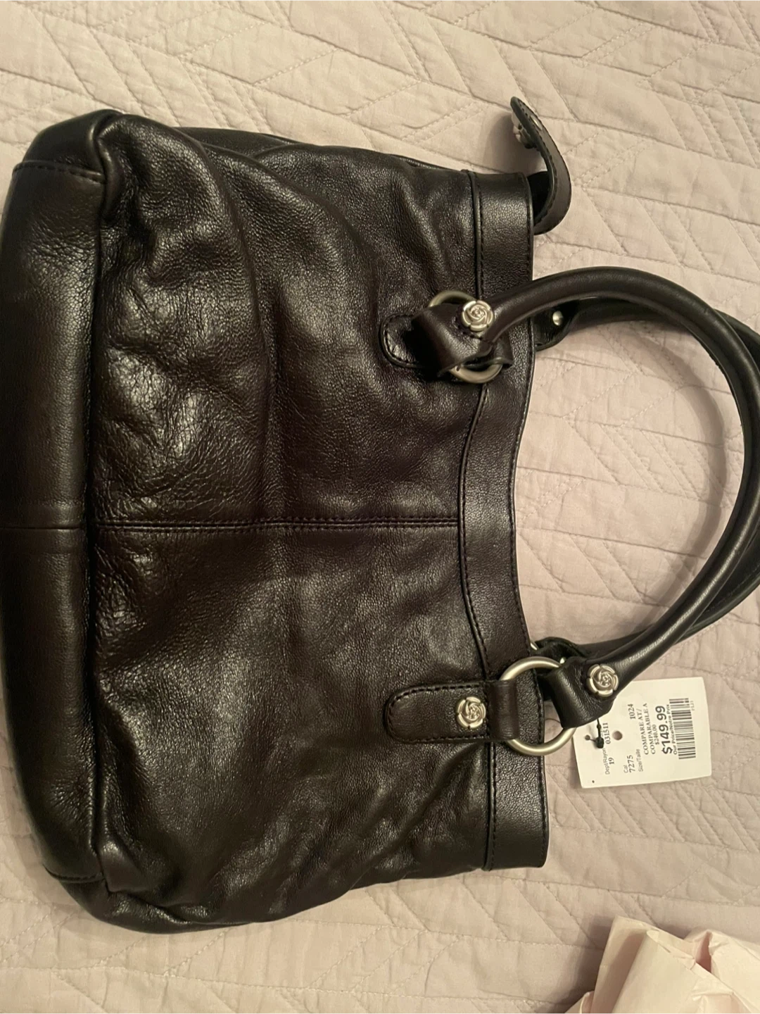 Black Leather Handbag - photo 4