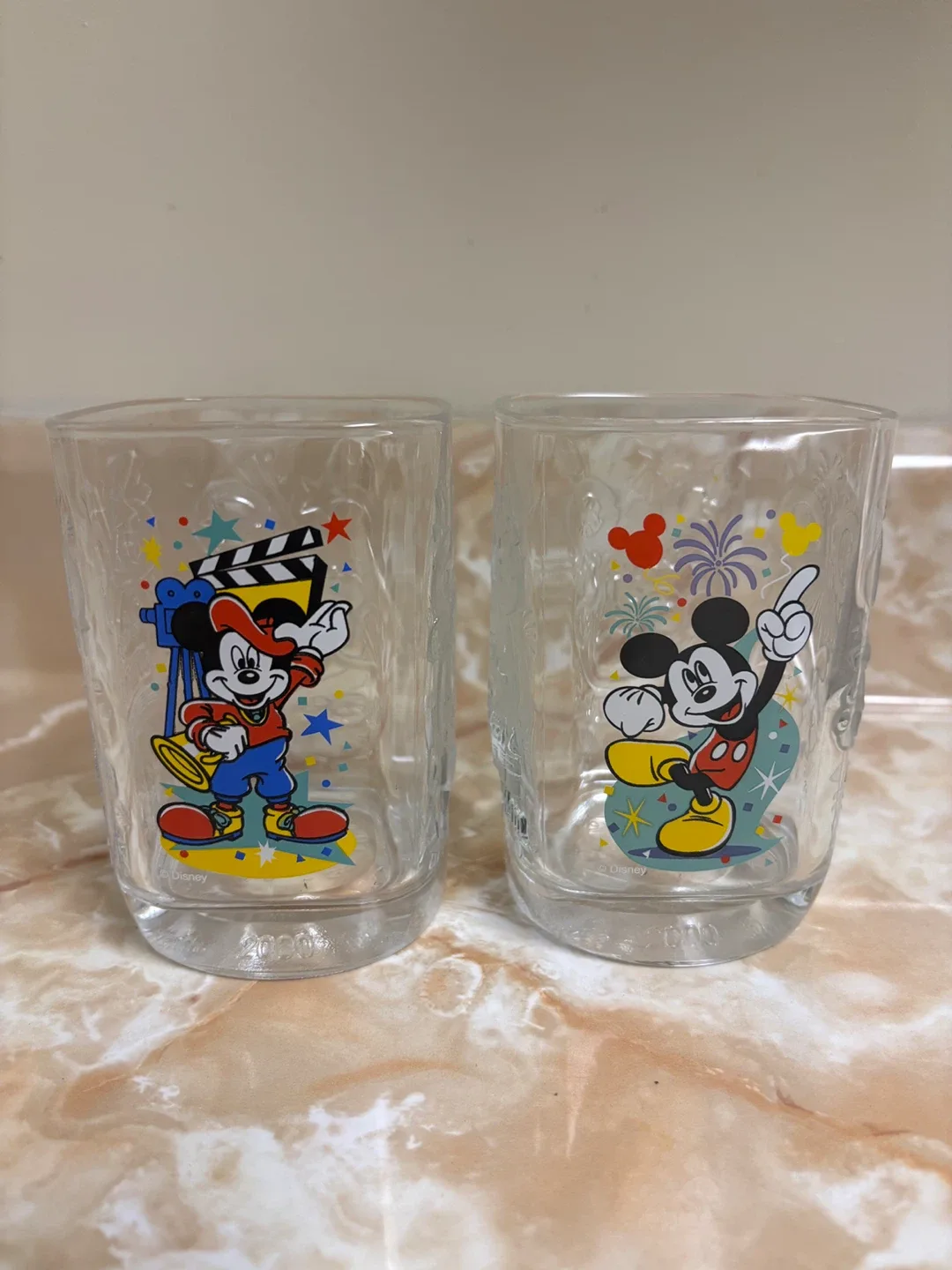McDonald's Walt Disney Celebration 2000 Glasses - Set of 2 🥕 thumbnail