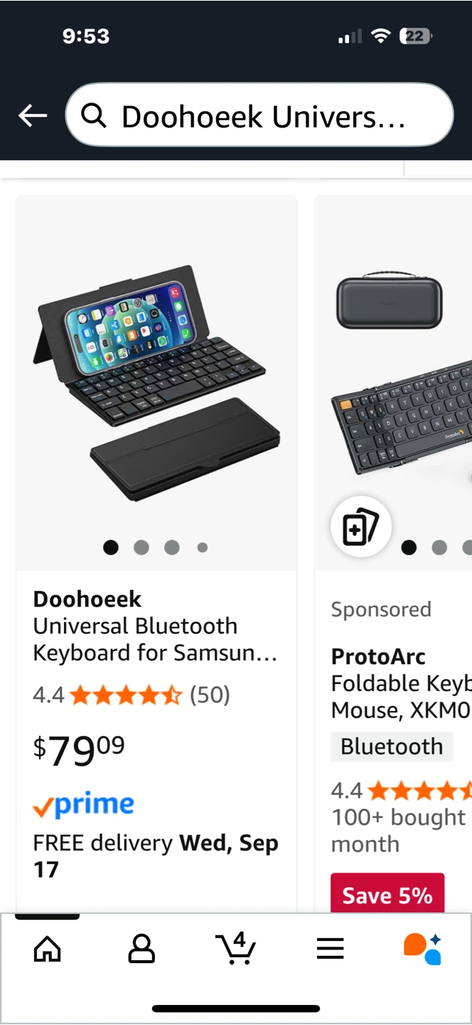 Doohoeek Universal Bluetooth Keyboard - photo 2