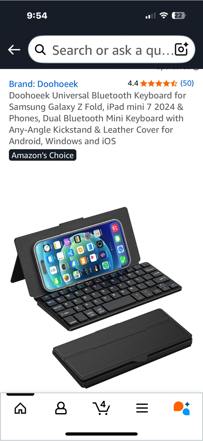 Doohoeek Universal Bluetooth Keyboard - photo 3