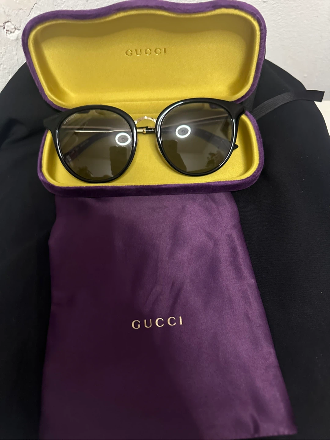 Gucci GG0204SK 001 Black Sunglasses - photo 2