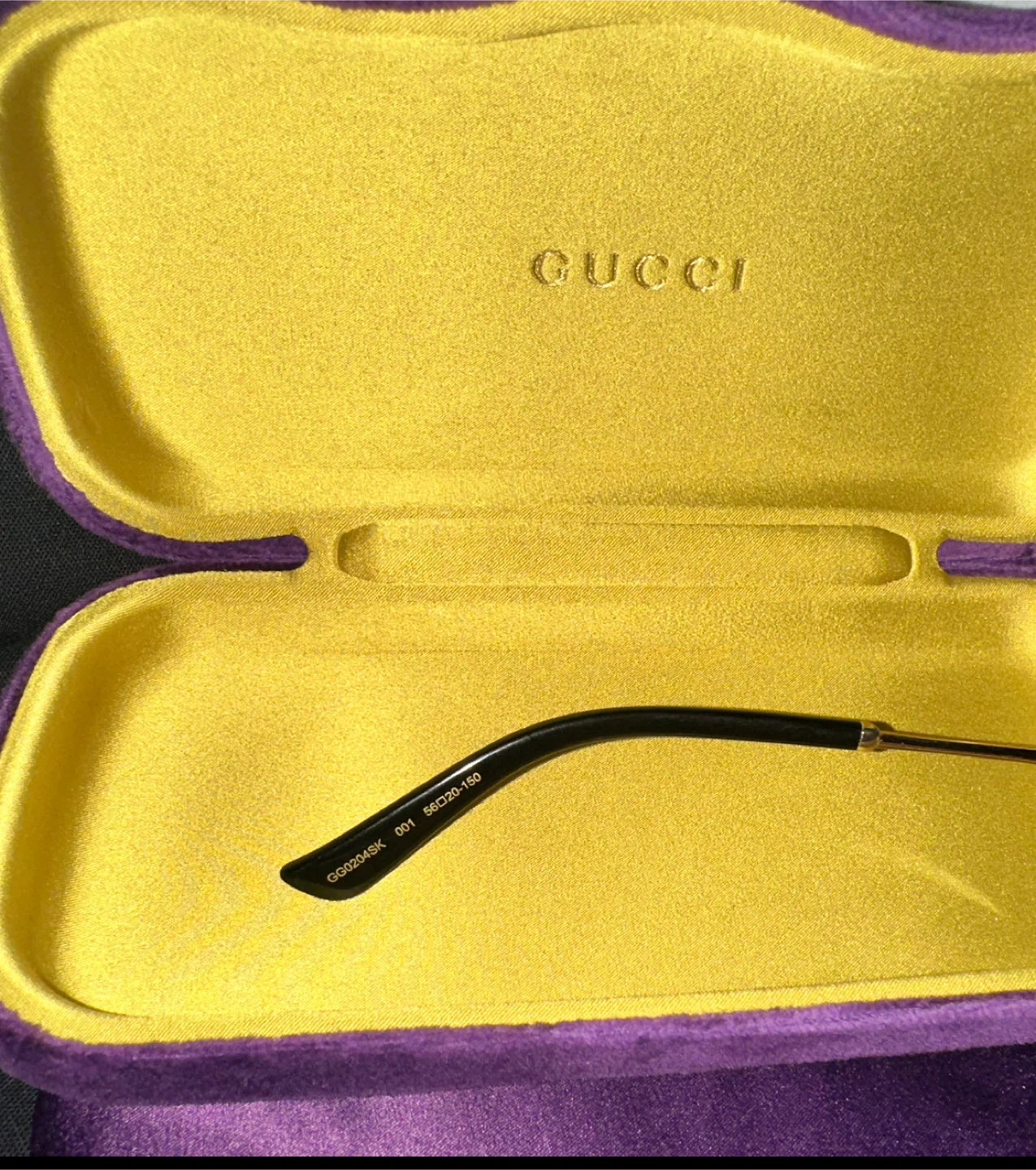 Gucci GG0204SK 001 Black Sunglasses - photo 4