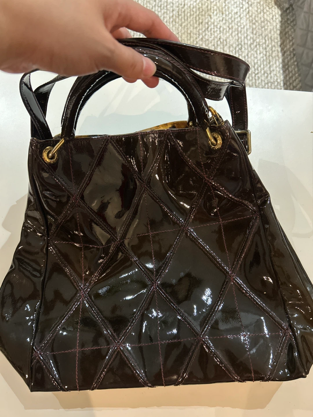Plinio Visona Brown Leather Handbag - photo 4
