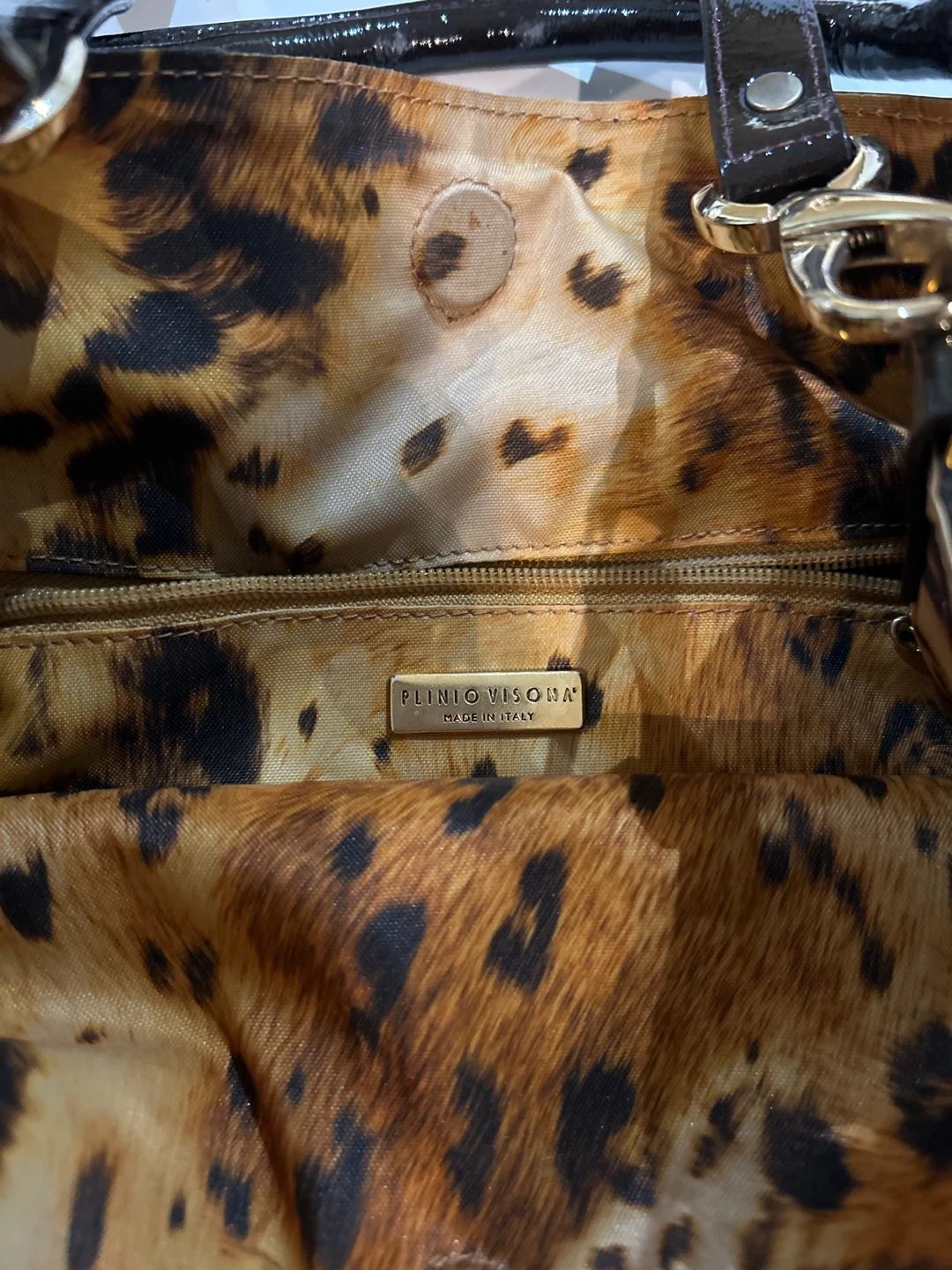 Plinio Visona Brown Leather Handbag - photo 2