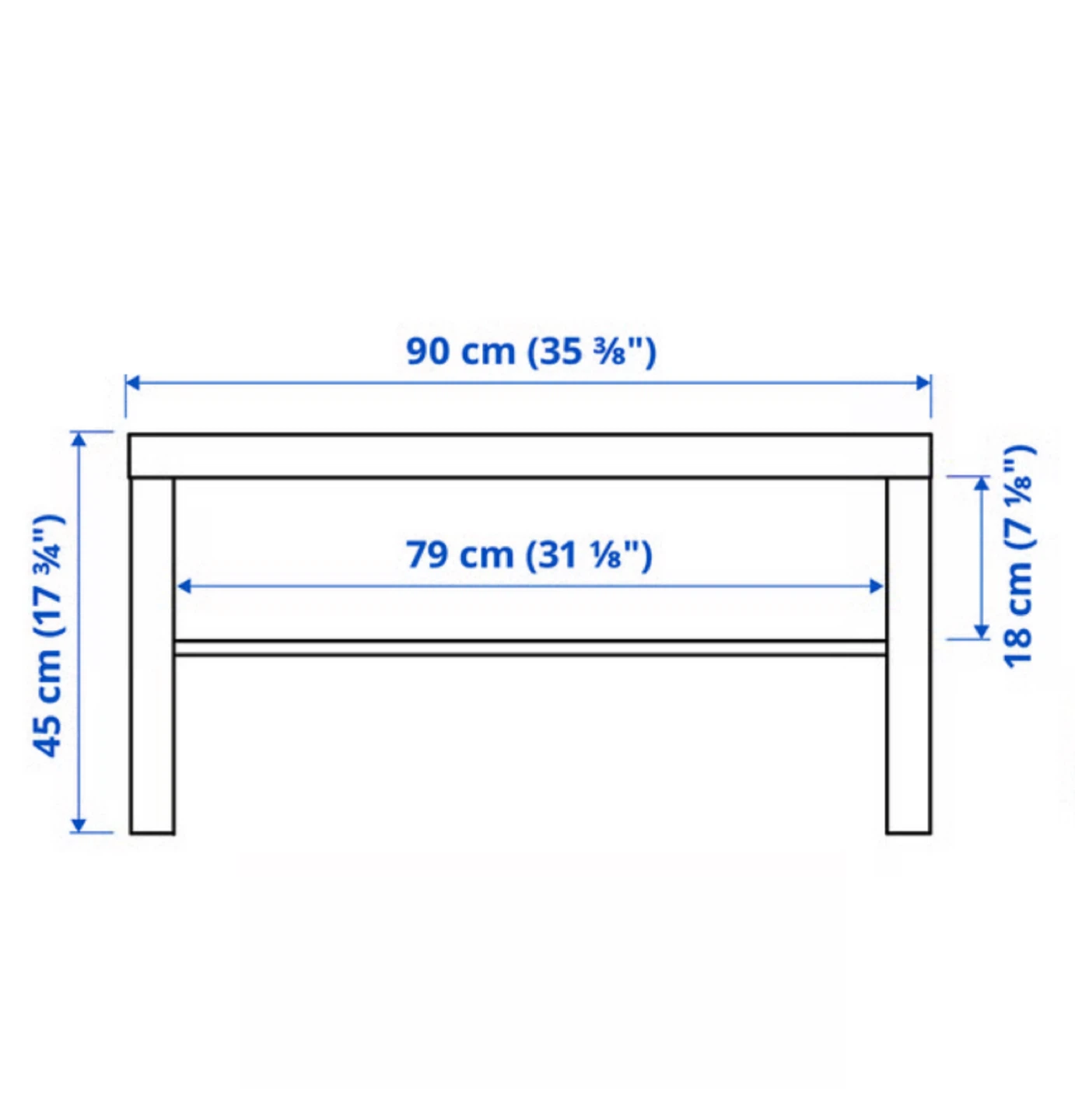 IKEA TV bench - Black - photo 4
