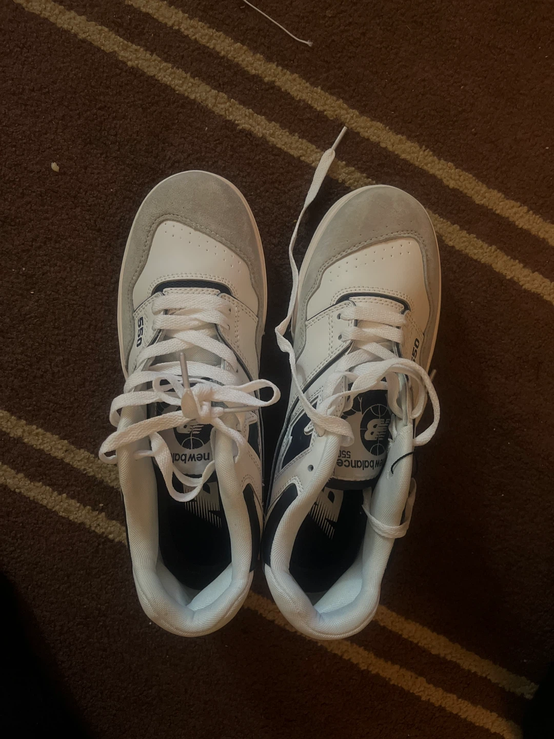 New Balance 550 White/Navy, US 9 1:1 - photo 3