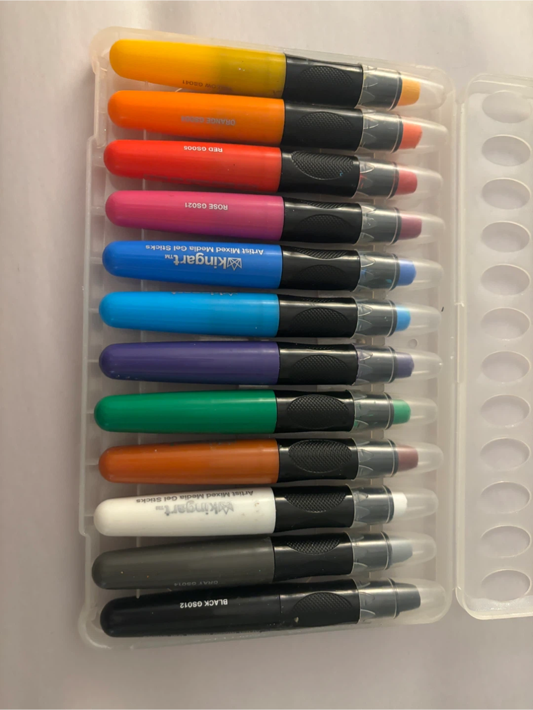 Kingart Artist Mixed Media Gel Sticks Set