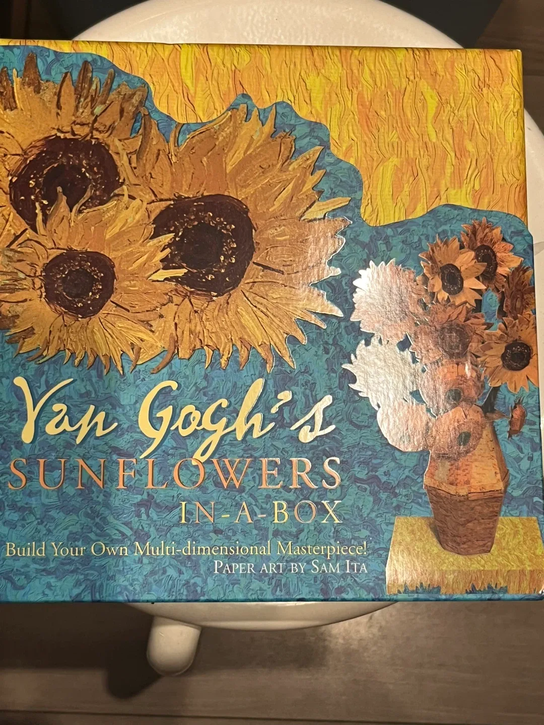 Van Gogh's Sunflowers In-A-Box Paper Art Kit thumbnail