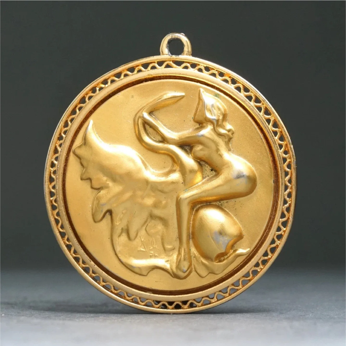 Salvador Dali Leda and the Swan Medallion thumbnail