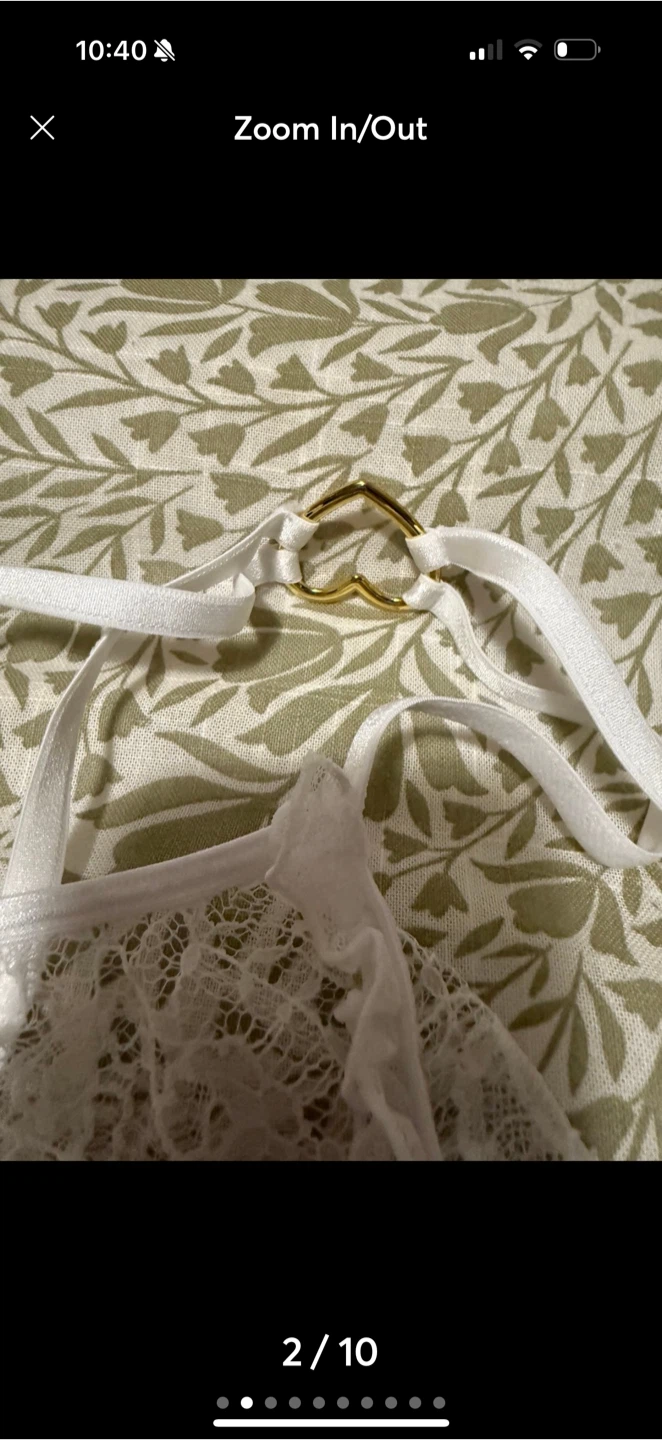 Le Petit Frou White Lace Bralette large -Wedding - photo 2