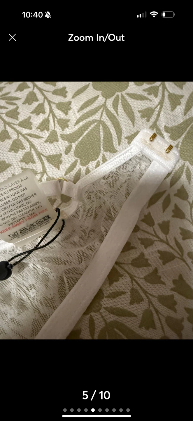 Le Petit Frou White Lace Bralette large -Wedding - photo 3