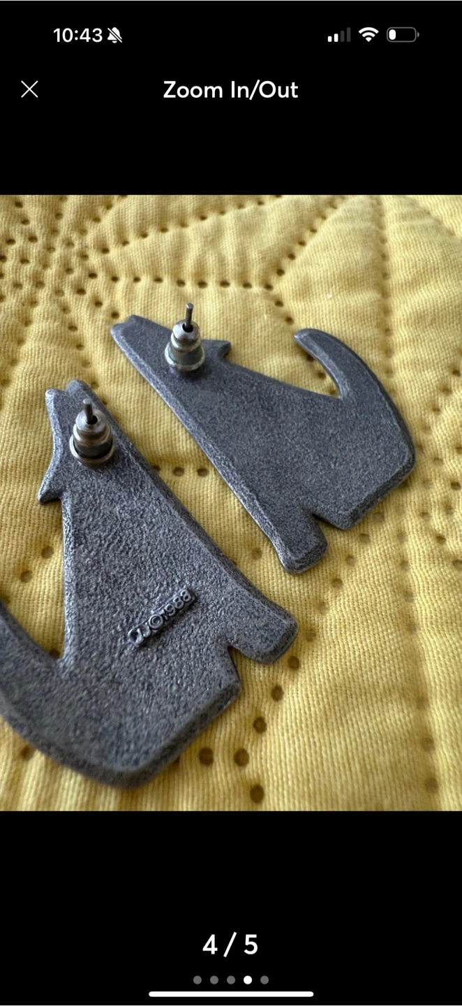 Vintage 1988 JJ Wolf Earrings - photo 2