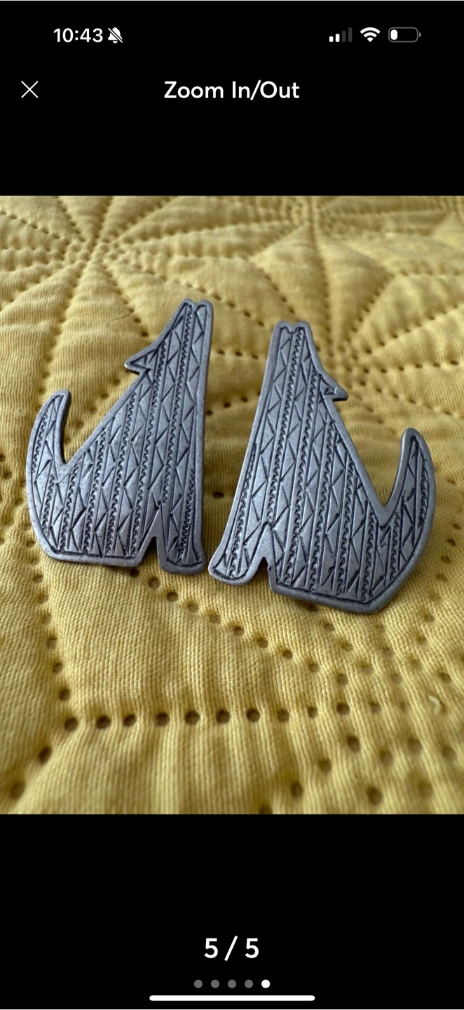 Vintage 1988 JJ Wolf Earrings