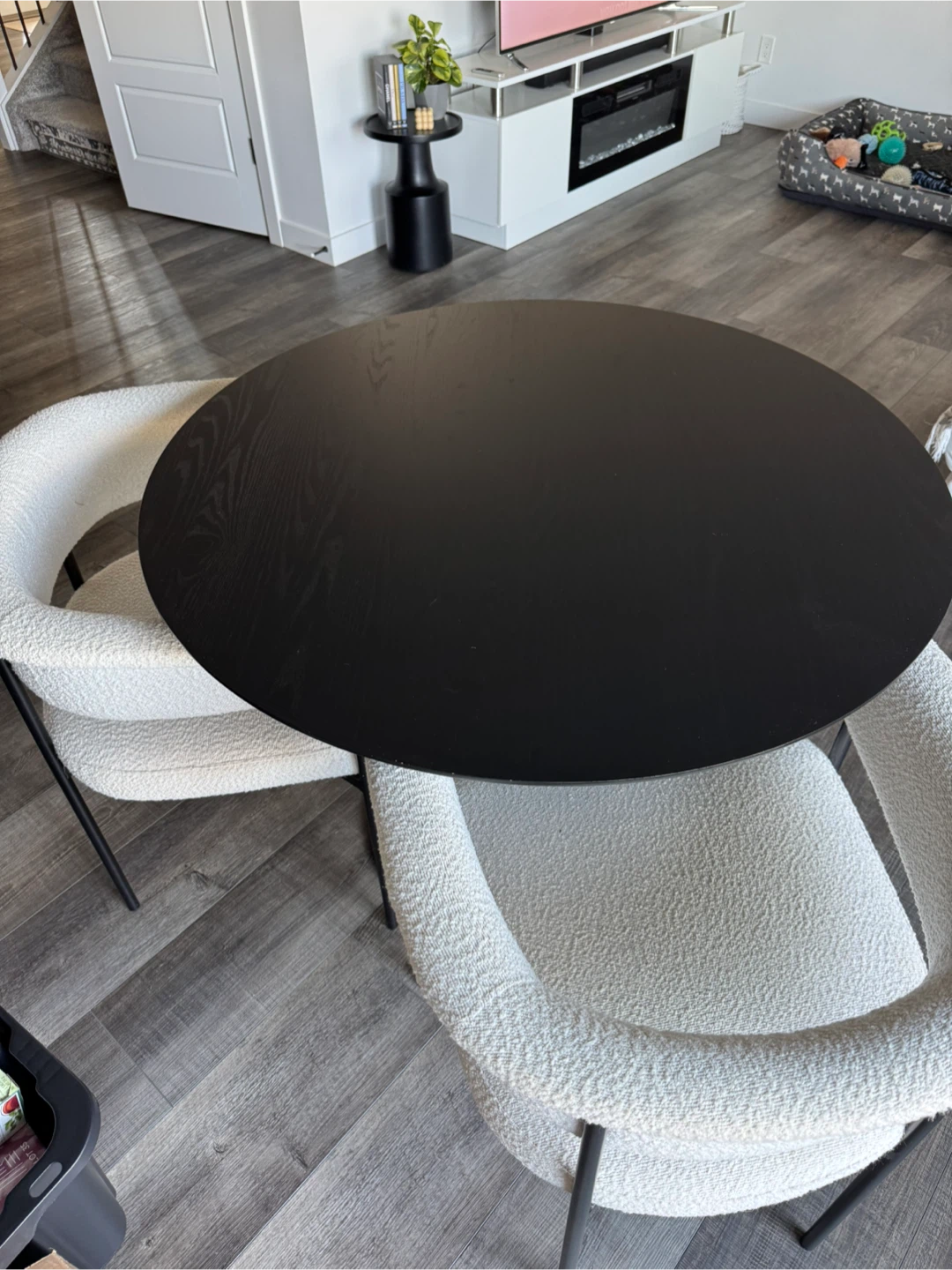 Kitchen table and two chairs