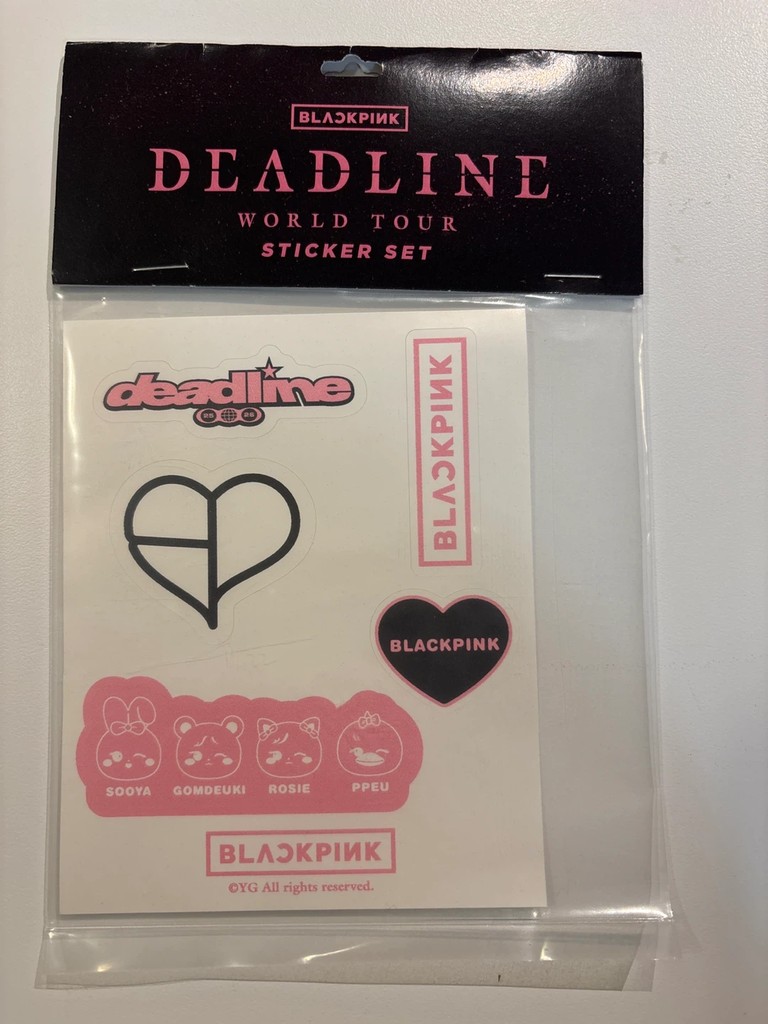 BLACKPINK Deadline 2025 World Tour Sticker Set
