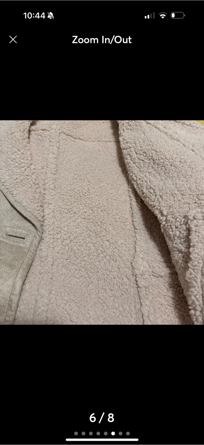 Sam Edelman XL Beige Sherpa Coat - photo 4