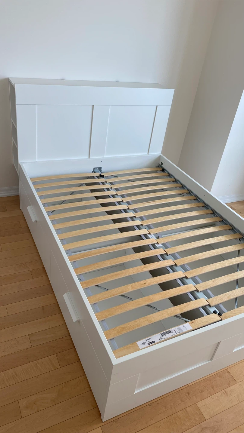 IKEA BRIMMES Full/Double Bed Frame in White - must go ASAP - photo 4