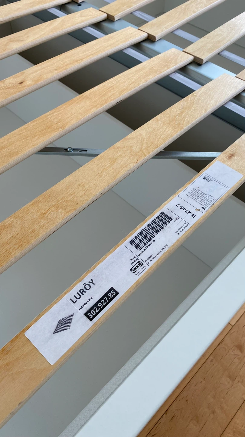 IKEA BRIMMES Full/Double Bed Frame in White - must go ASAP - photo 5