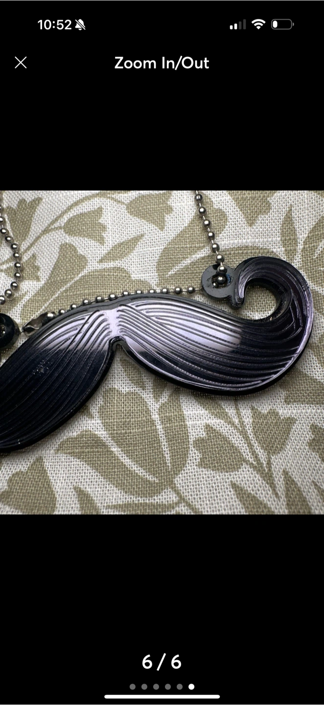 Mustache Pendant Necklace - photo 4