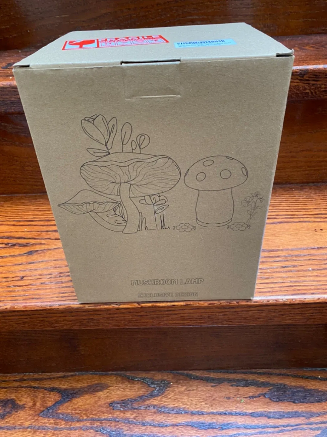 Mushroom Lamp - Exclusive Design - Red & White image indicator(2)