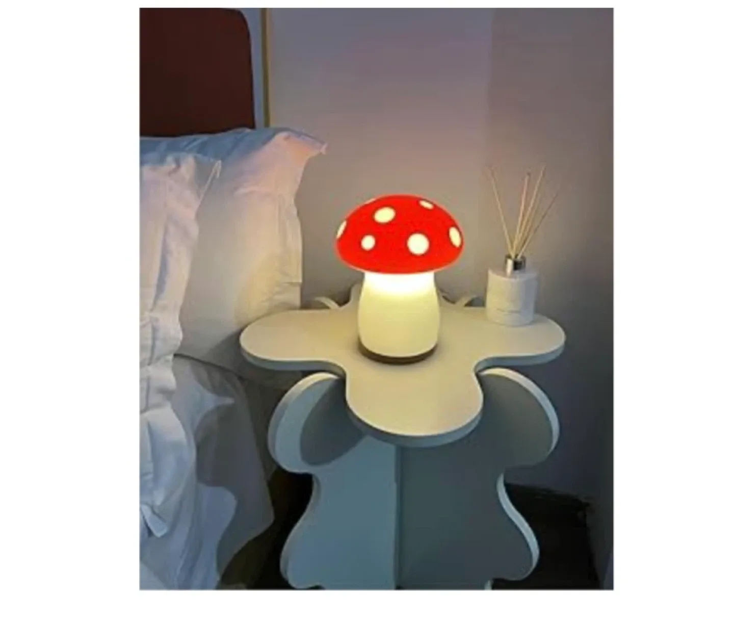 Mushroom Lamp - Exclusive Design - Red & White image indicator(6)