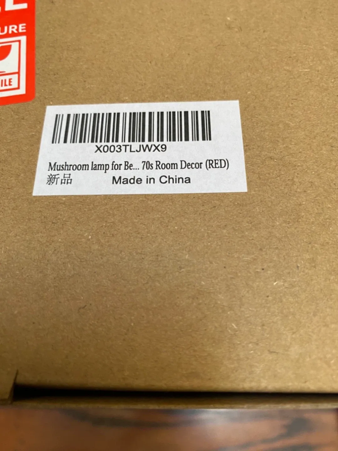 Mushroom Lamp - Exclusive Design - Red & White image indicator(10)