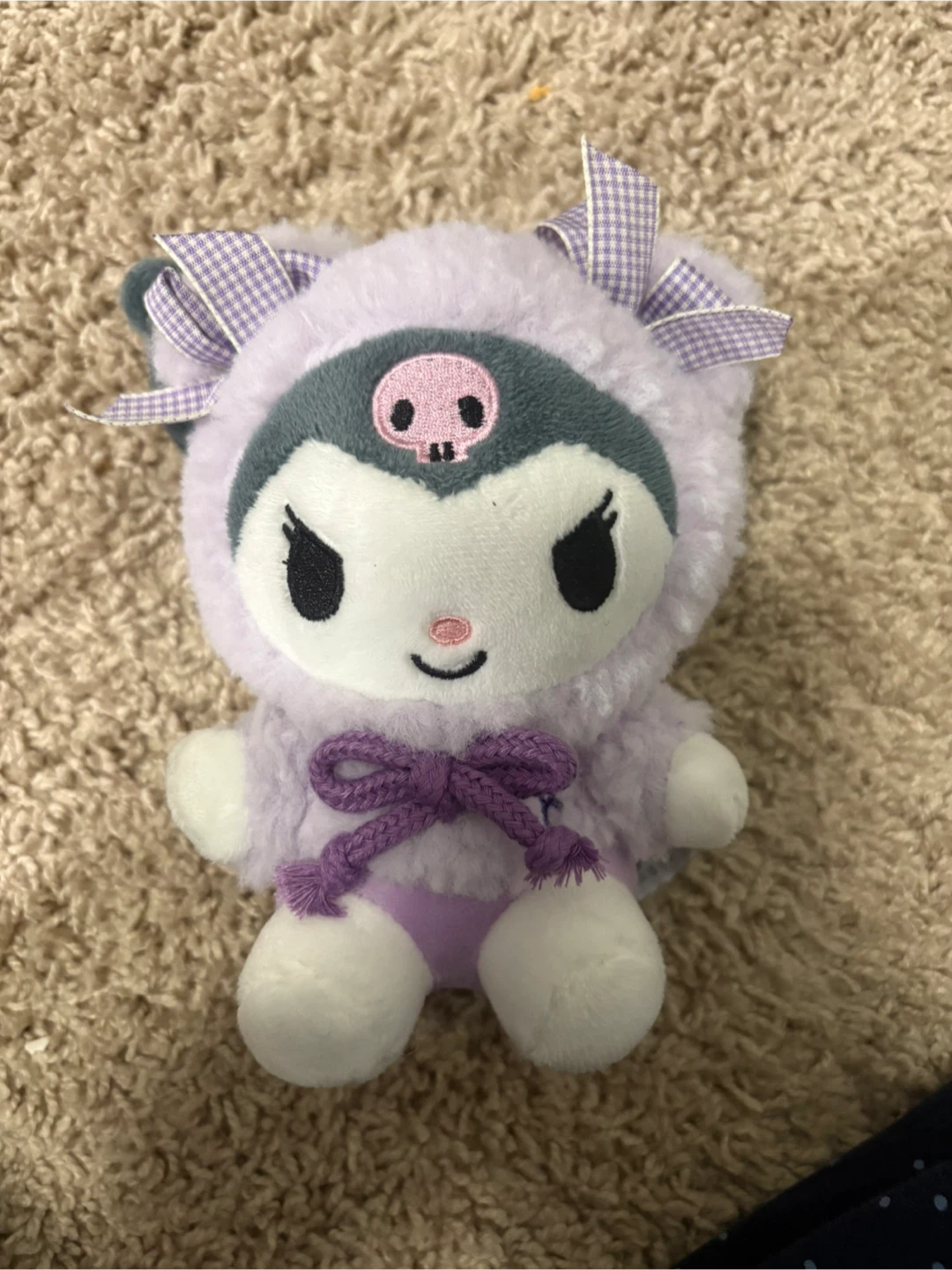 Purple kuromi keychain