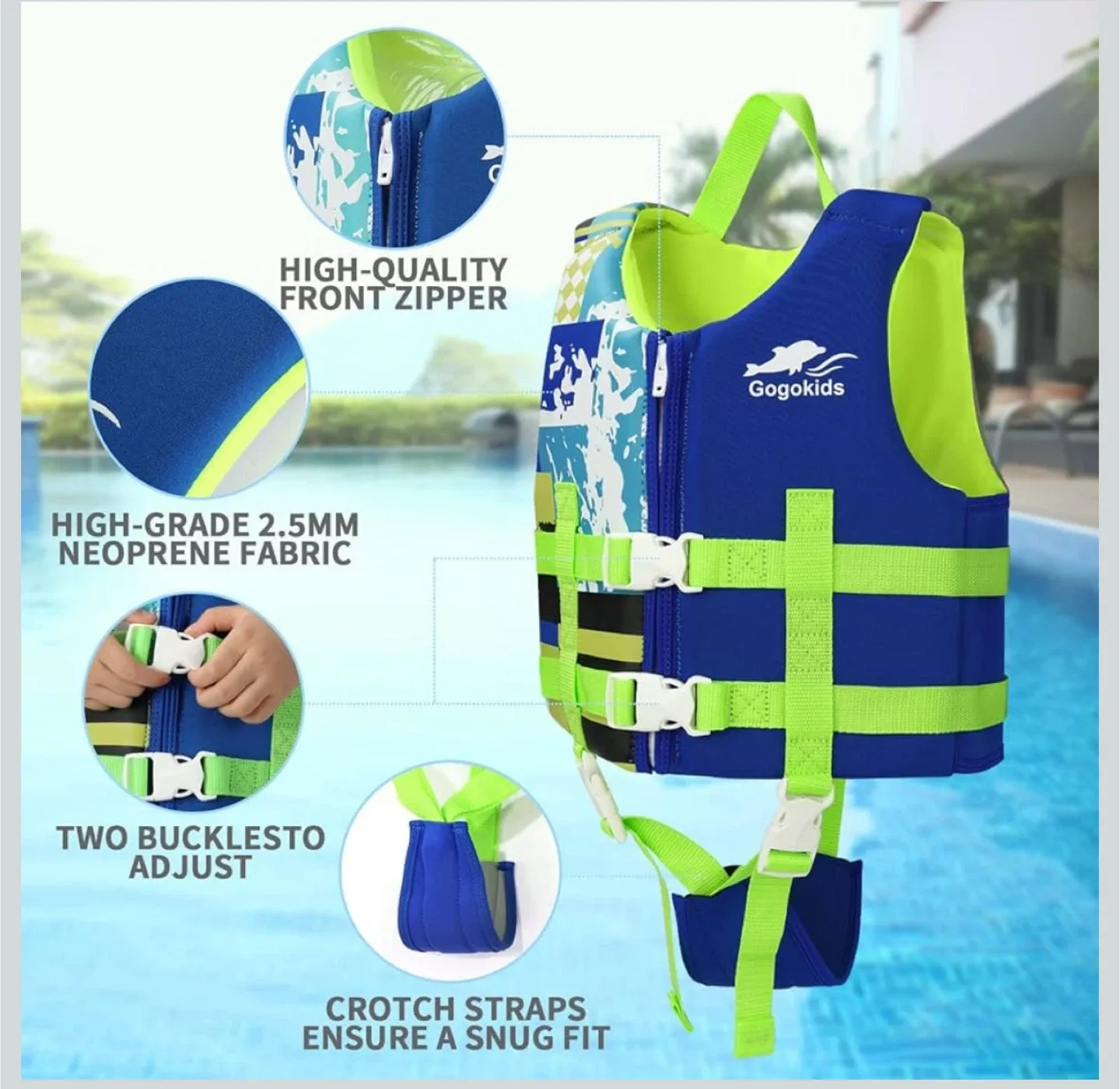 GogoKids Swim Vest - Size S (2-4 Years) image indicator(5)