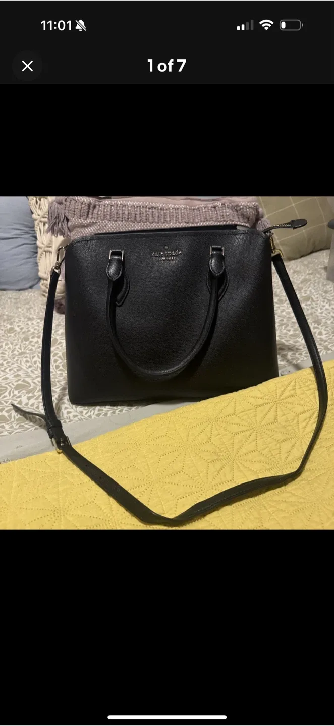 Kate Spade Black Satchel thumbnail