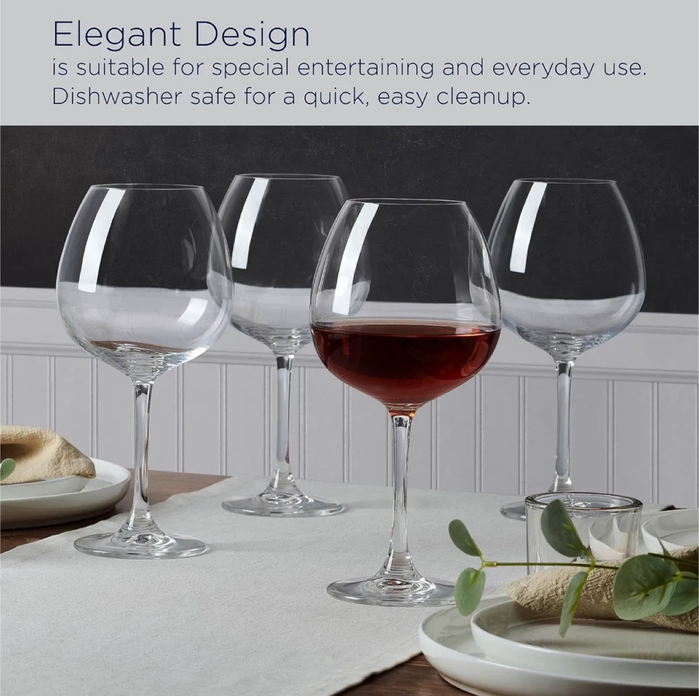 Red Wine Balloon Glasses - Set of 4 thumbnail