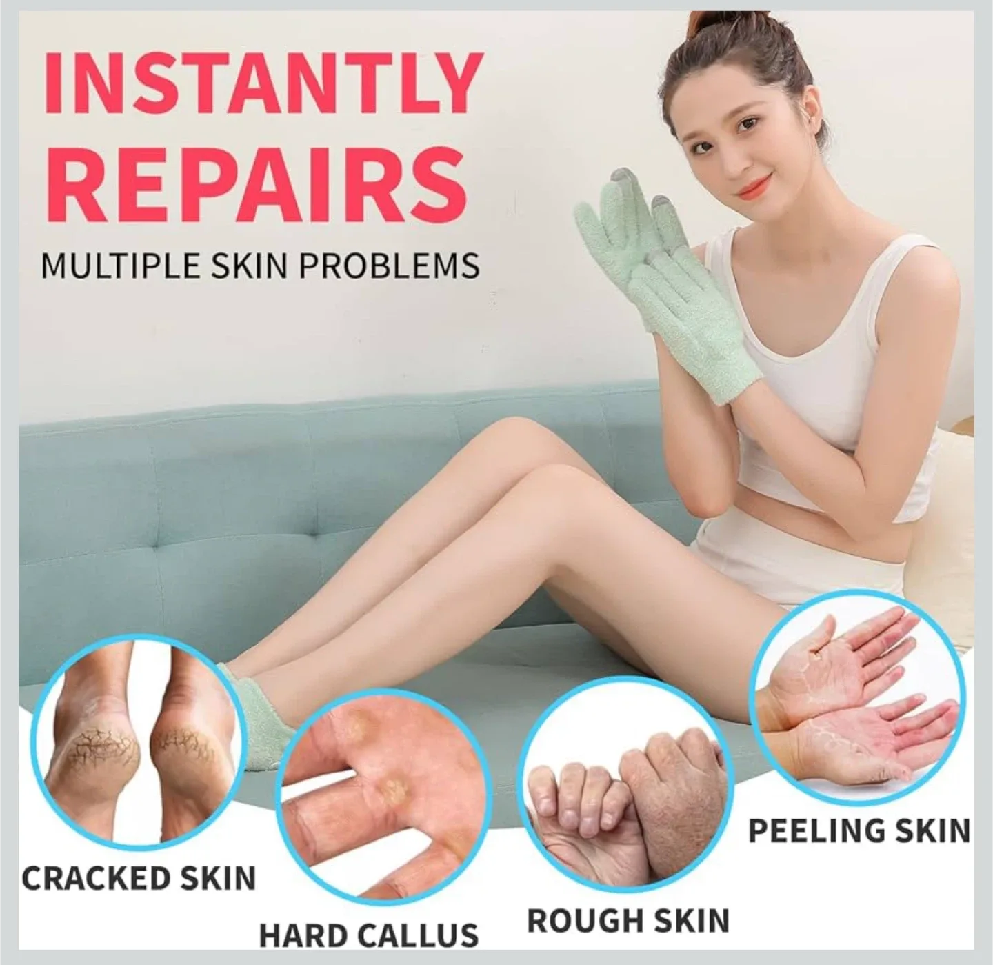 Moisturizing Gloves & Socks Set image indicator(3)