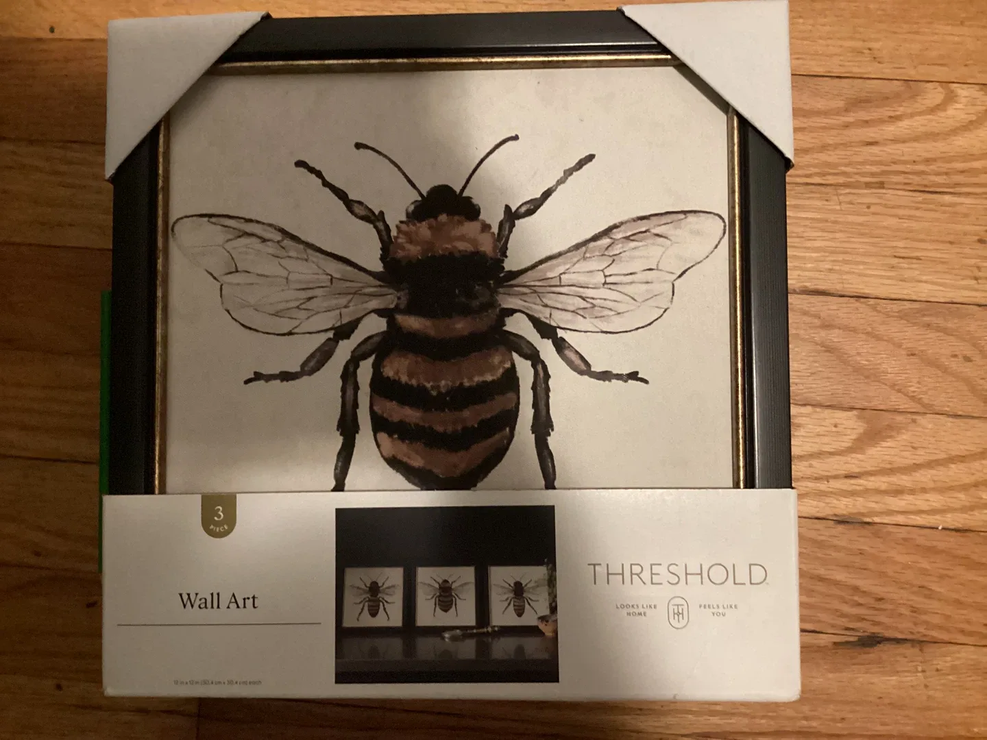 Threshold Bee Wall Art - New in Box!