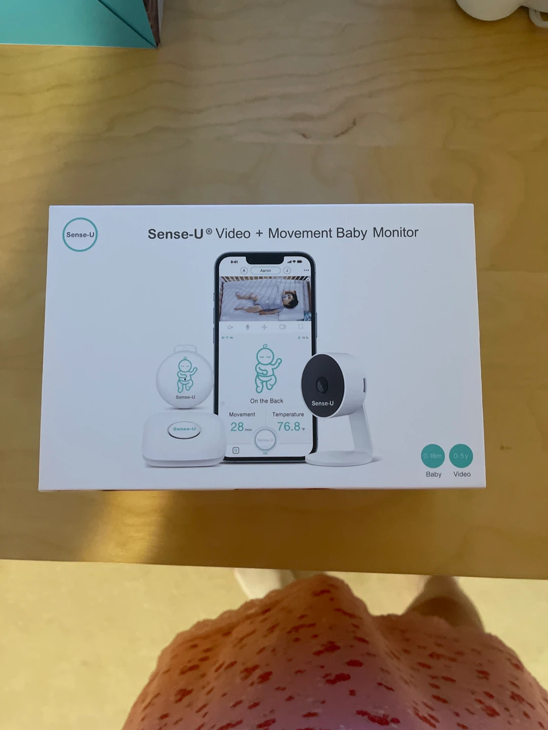 Sense-U Video + Movement Baby Monitor (New)