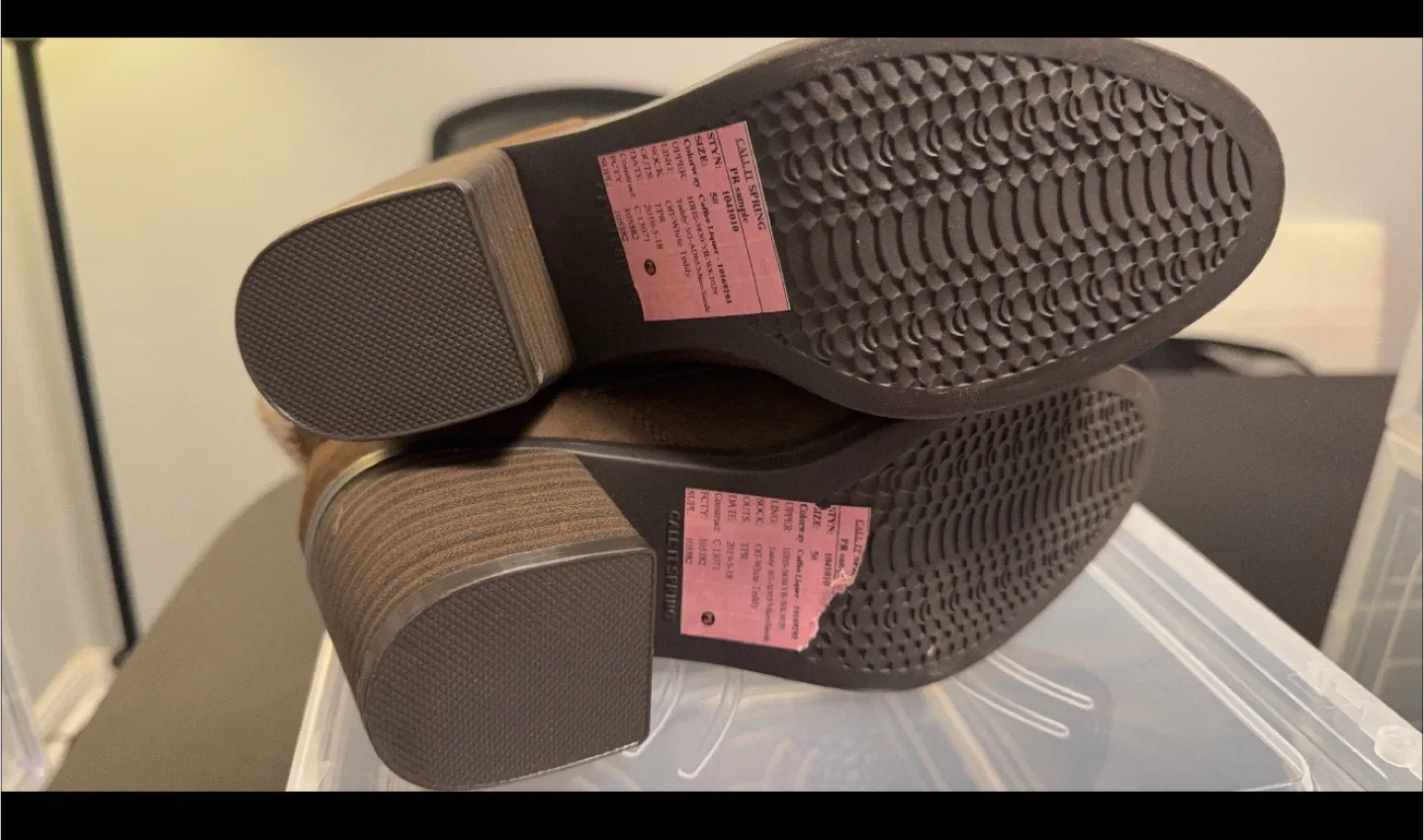 Call It Spring Brown Heeled Boots - Size 6 image indicator(3)