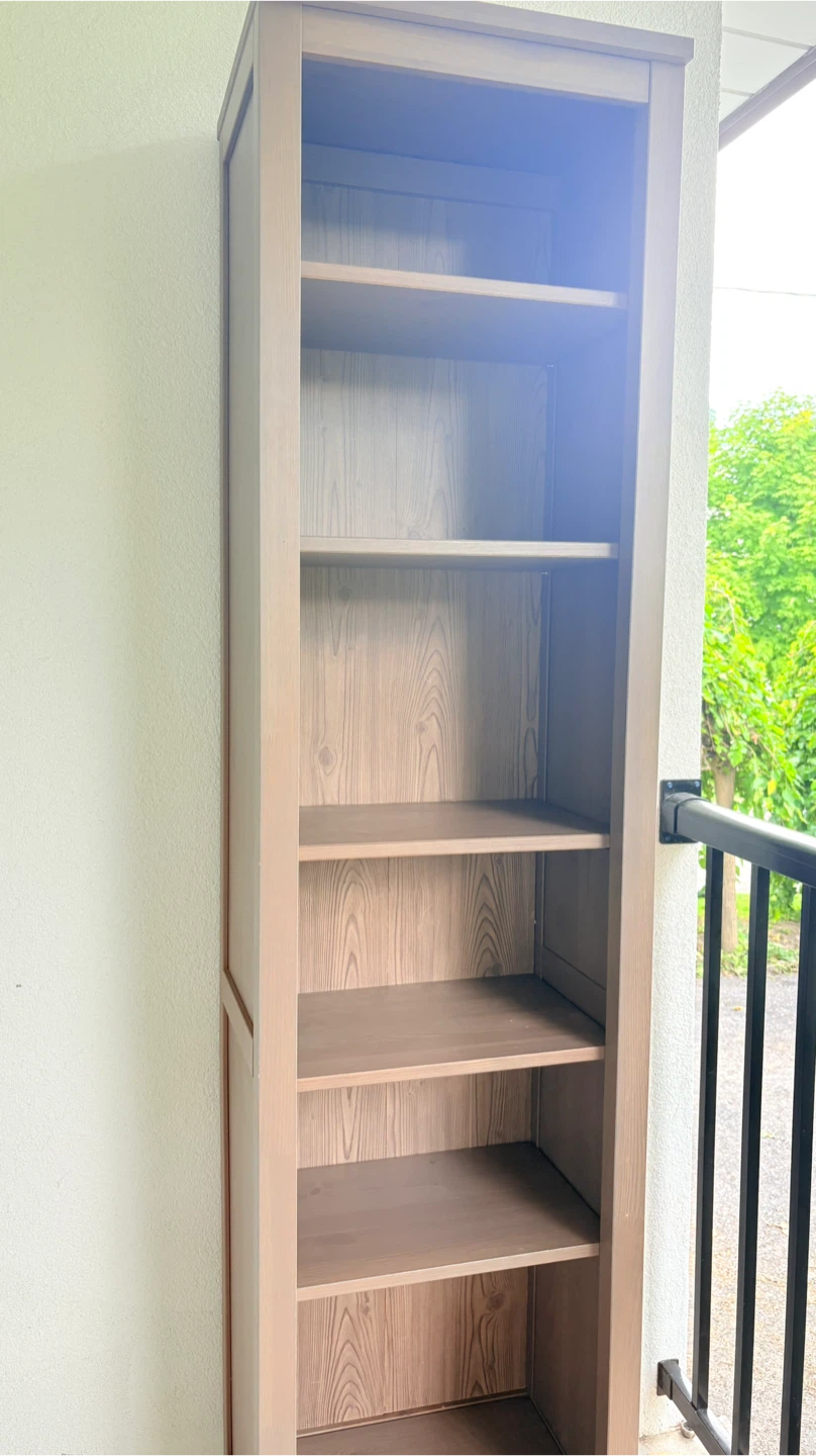 Tall Wooden Bookcase - 1.82m Height - photo 2