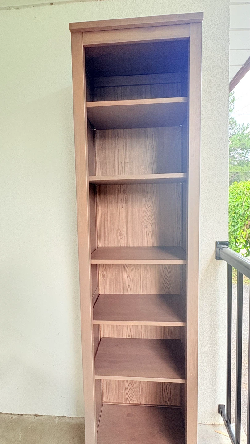 Tall Wooden Bookcase - 1.82m Height - photo 4