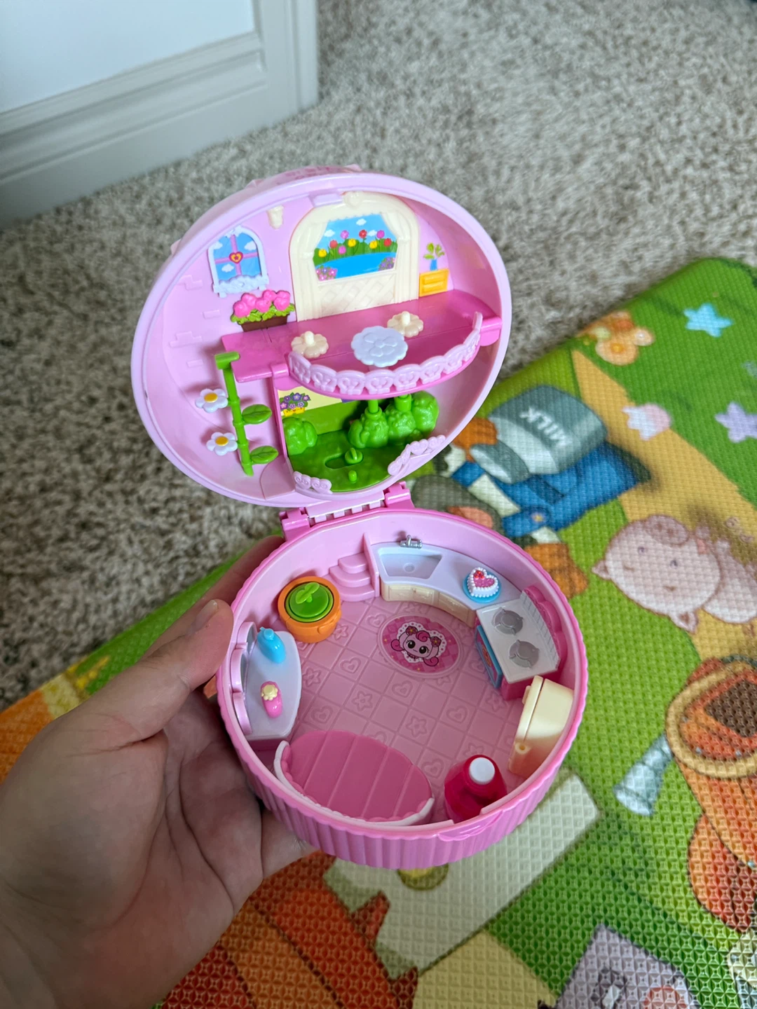 Kids Pink Toy Vanity, Polly Pocket & Baby Shark Nightlight - photo 4