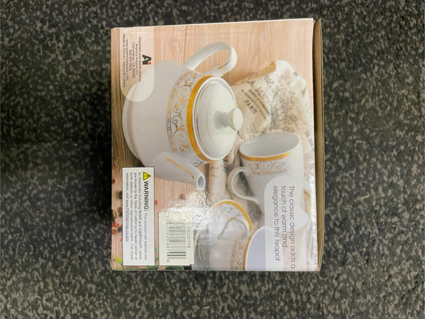 Alpine Cuisine Ceramic Teapot - New in Box - photo 2