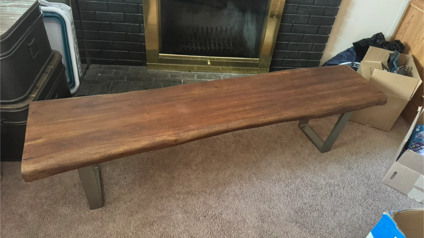 Structube Wood Bench