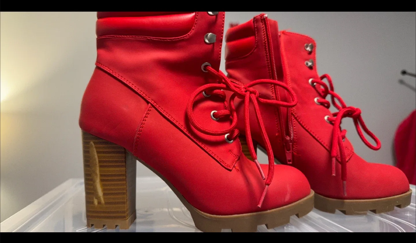 Red Ankle Boots image indicator(2)