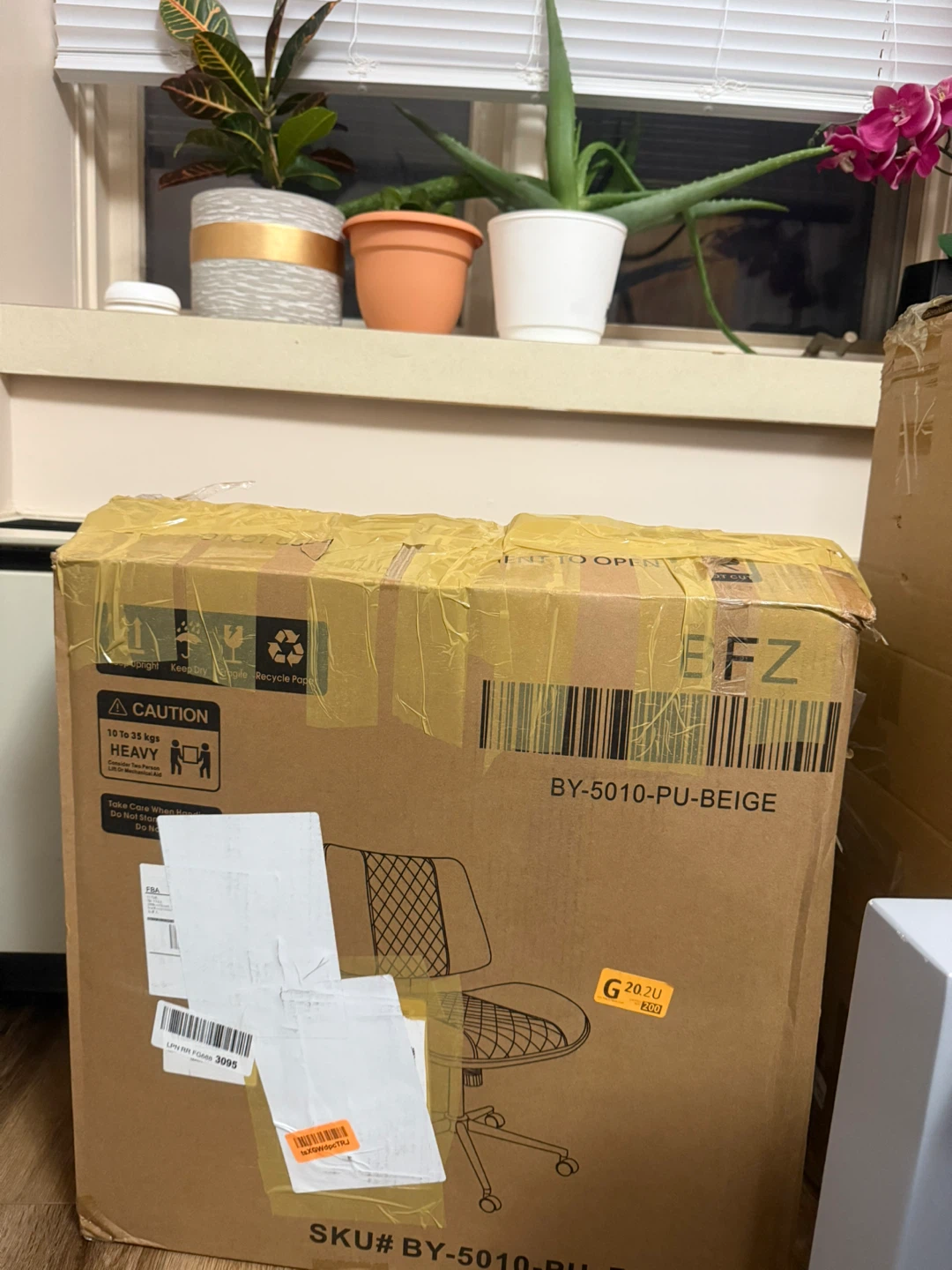 New Beige Office Chair - BY-5010-PU-BEIGE - photo 2
