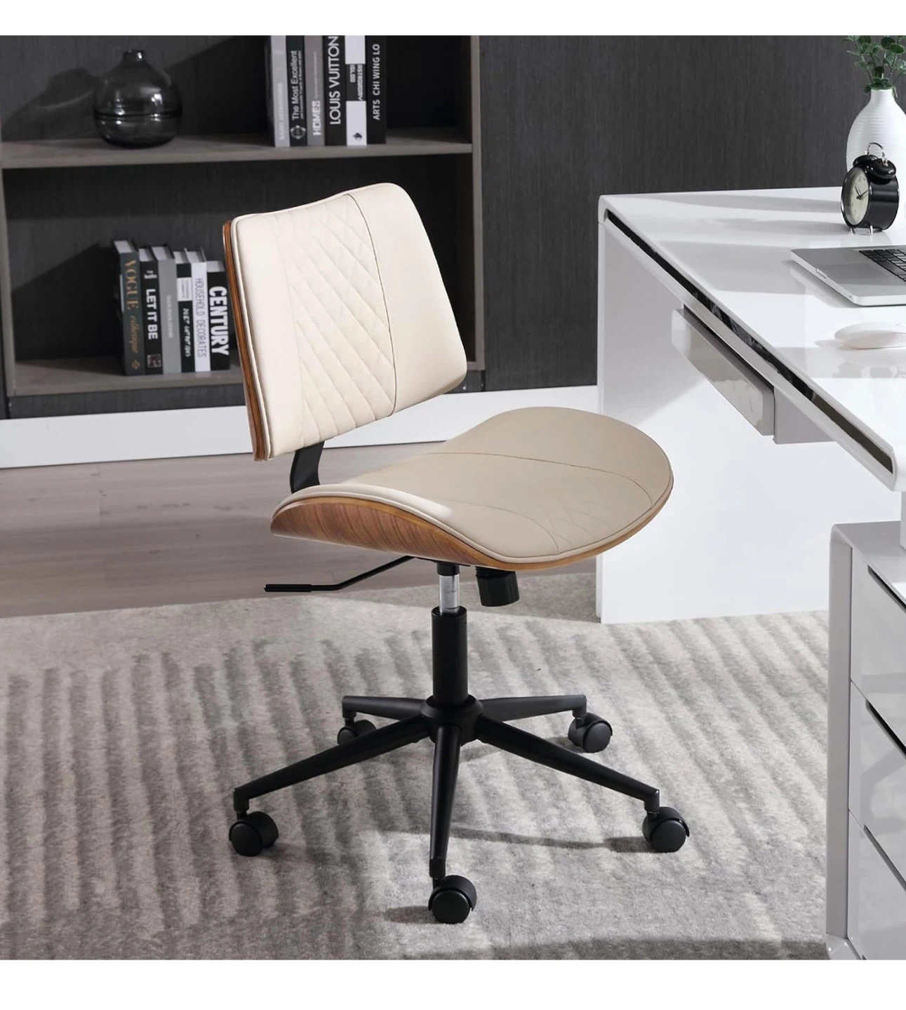 New Beige Office Chair - BY-5010-PU-BEIGE - photo 4