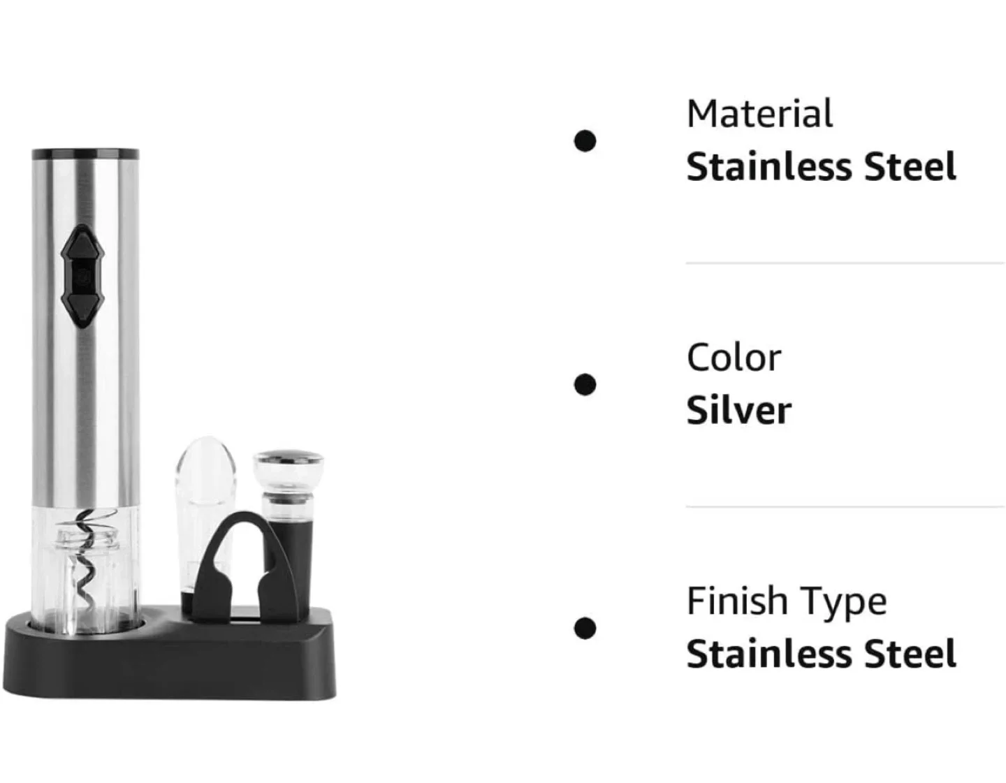 CIRCLE JOY Battery Operated Wine Opener | Gift Idea image indicator(7)