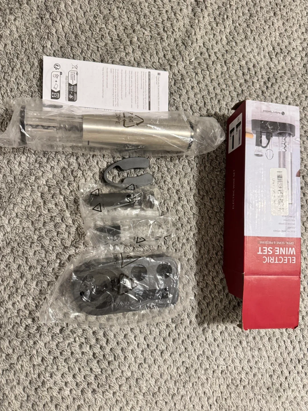 CIRCLE JOY Battery Operated Wine Opener | Gift Idea image indicator(8)