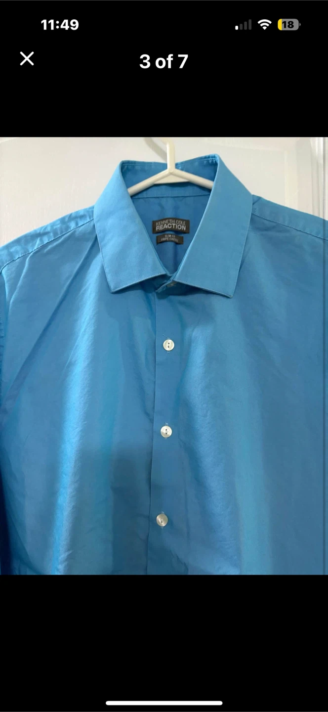 Kenneth Cole Dress Shirt 16/34-35 or large - photo 2