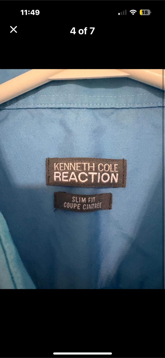 Kenneth Cole Dress Shirt 16/34-35 or large - photo 3