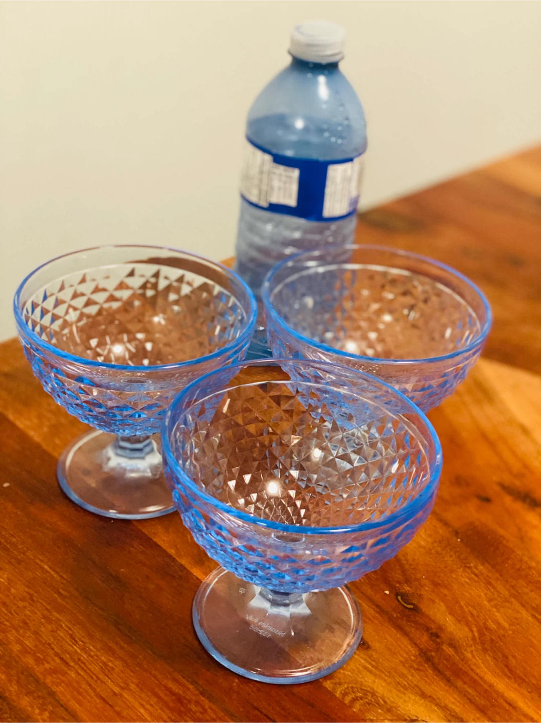 Ikea Set of 3 Blue Dessert Bowls - photo 2